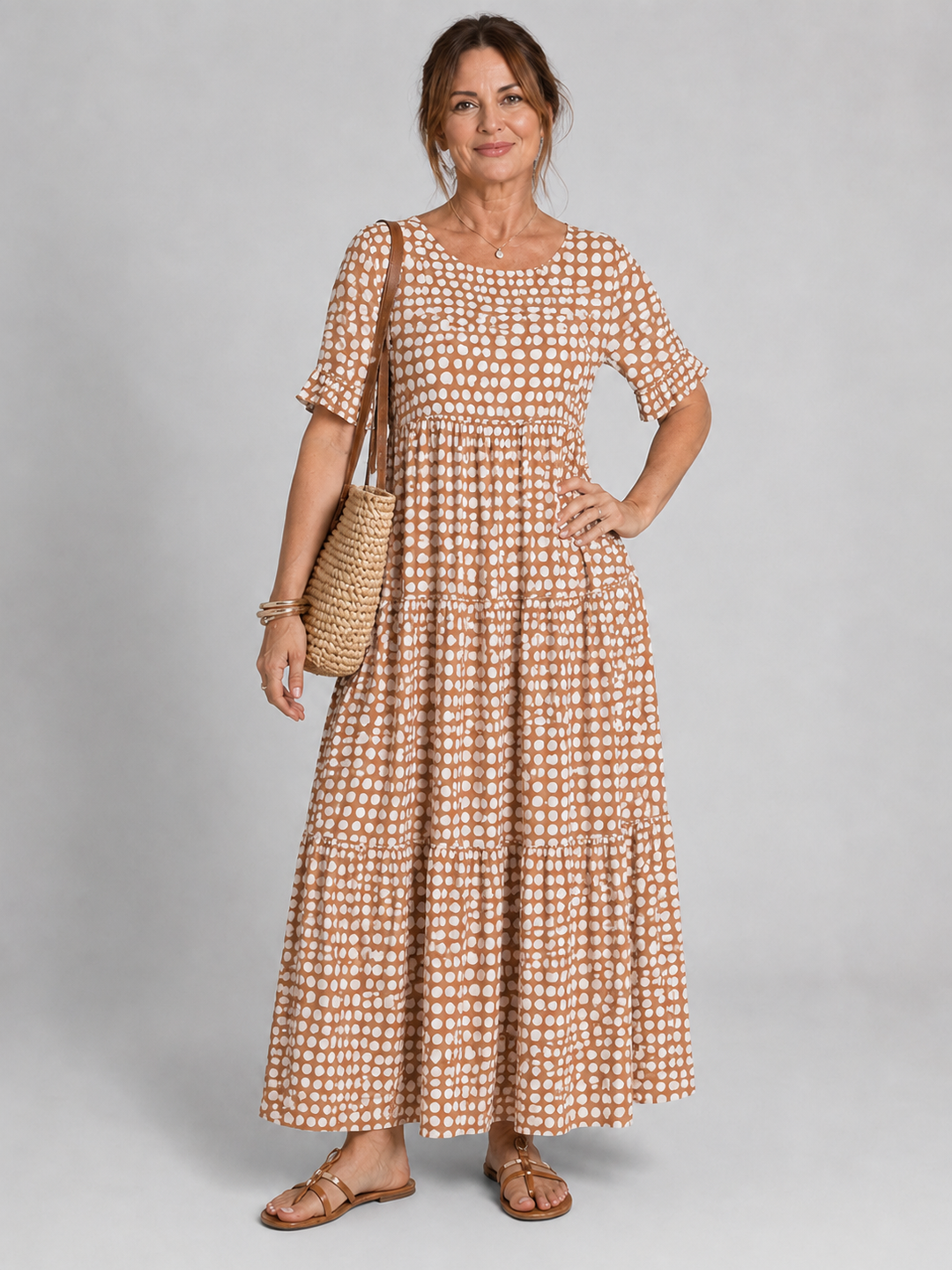 Xylavie - Breezy Midi Dress