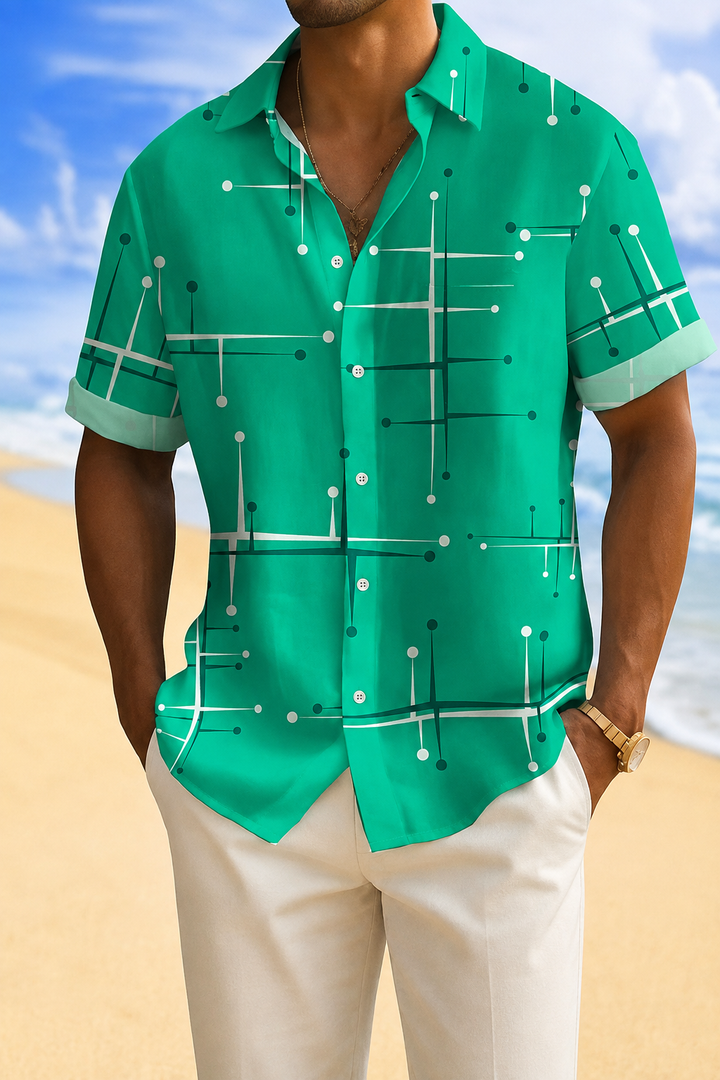 Norbridge - Soft-Touch Men's Beach Shirt