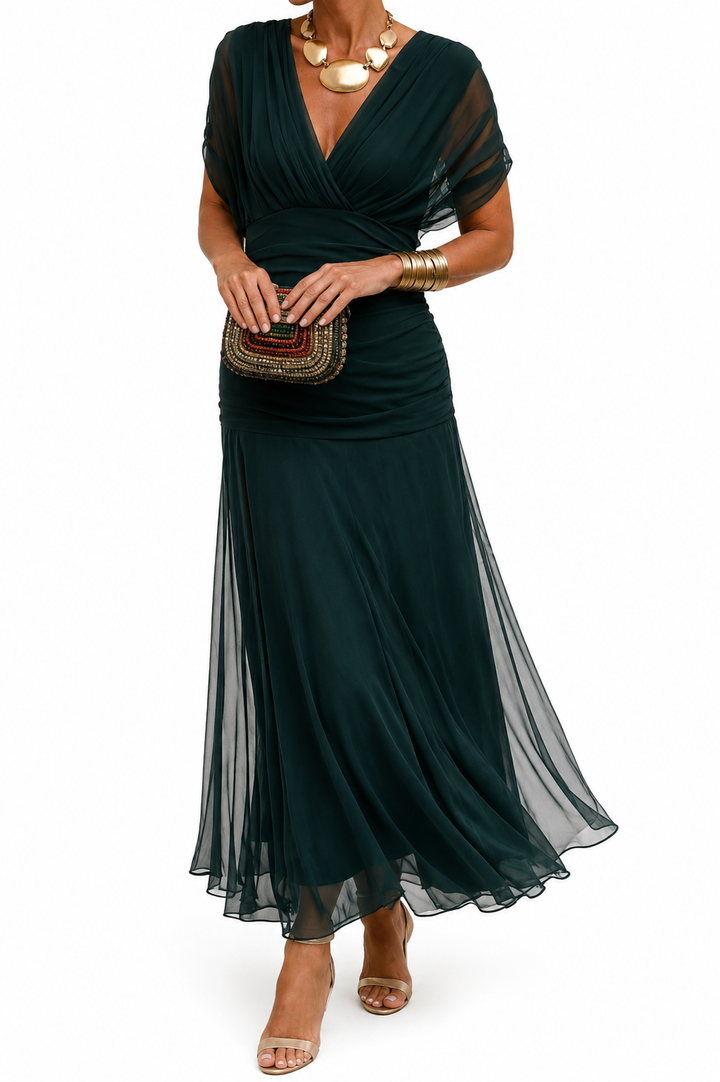 Solavelle - Soft-Touch Off-Shoulder Mermaid Gown