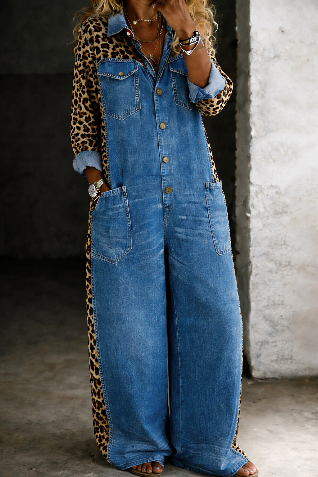 Arabeth - Soft-Touch Indigo Blouse