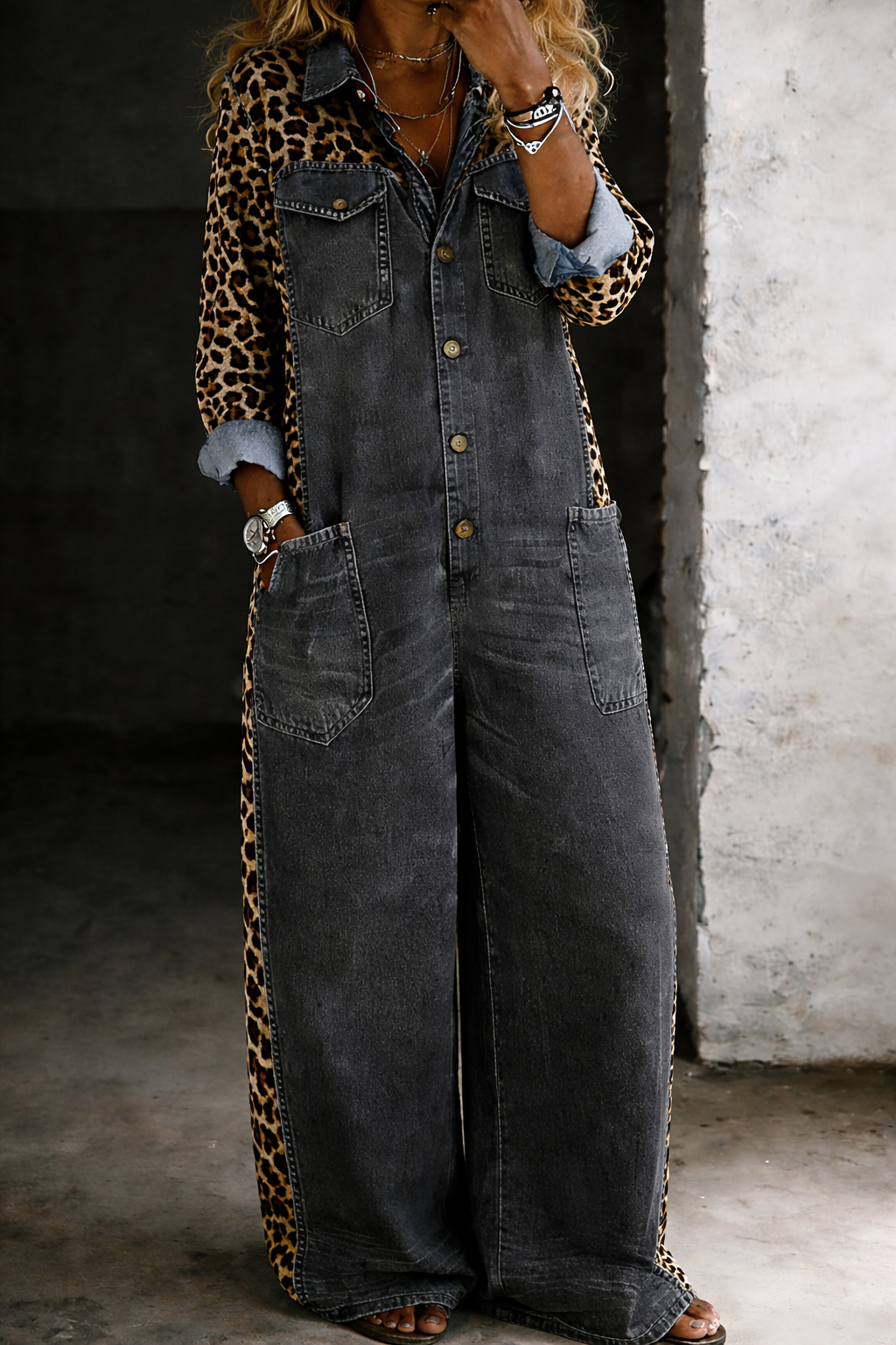 Arabeth - Soft-Touch Indigo Blouse