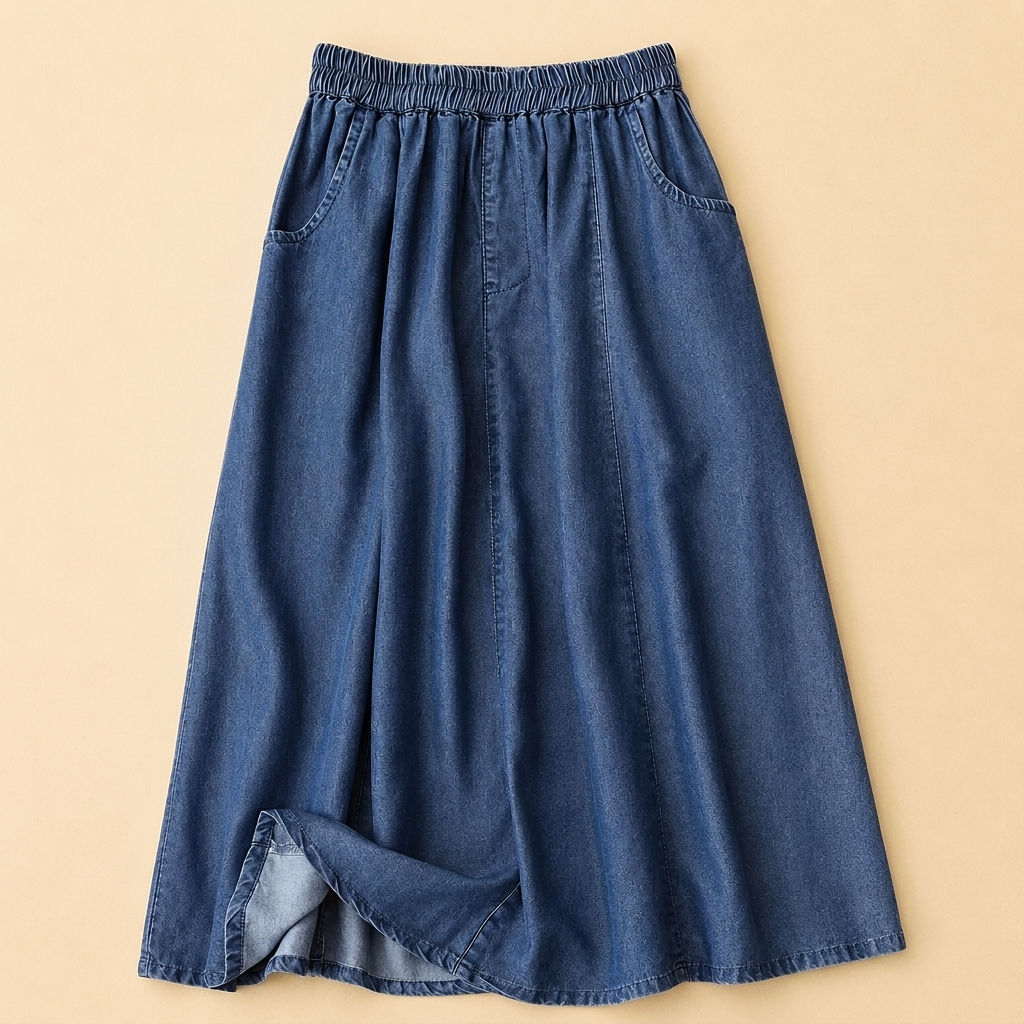 Sibylla - Soft-Touch A-Line Skirt
