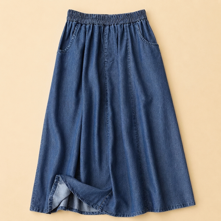 Sibylla - Soft-Touch A-Line Skirt
