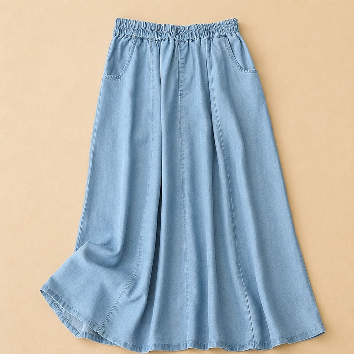 Sibylla - Soft-Touch A-Line Skirt