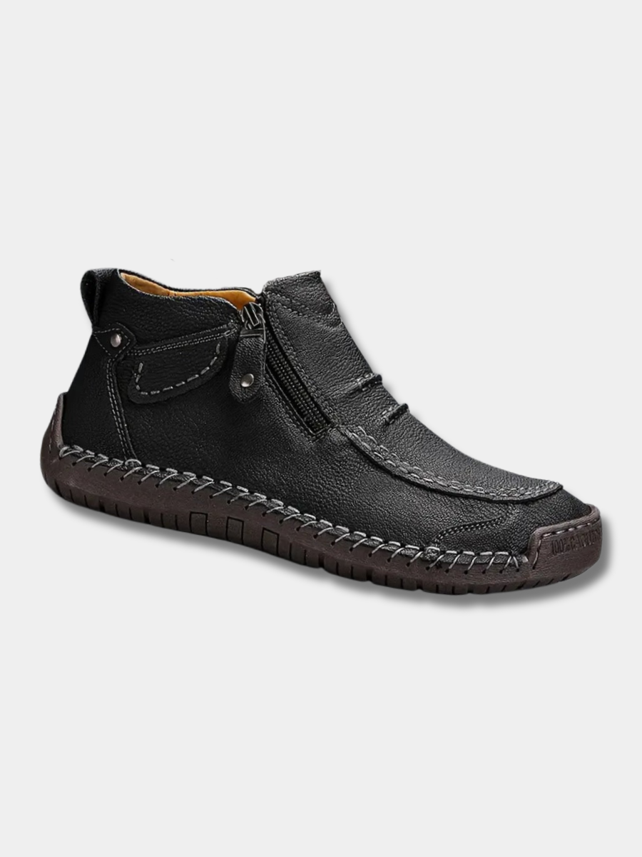 Drevian - Ergonomic Zip Ankle Boots