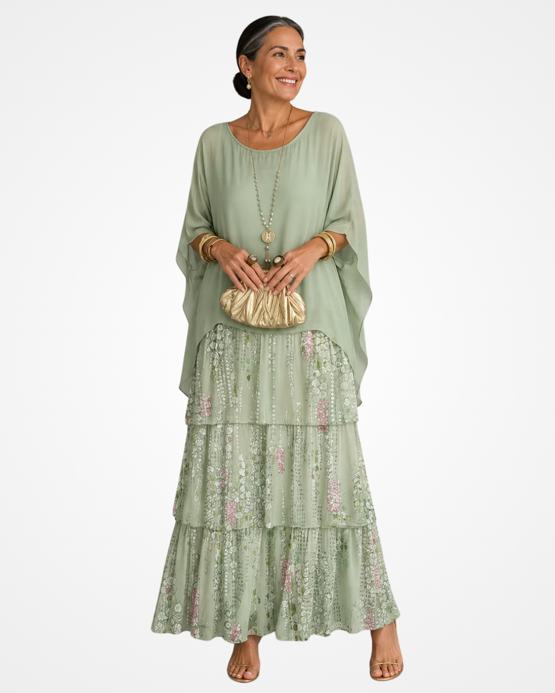 Sylvia - Soft-Touch Flowing Maxi Dress