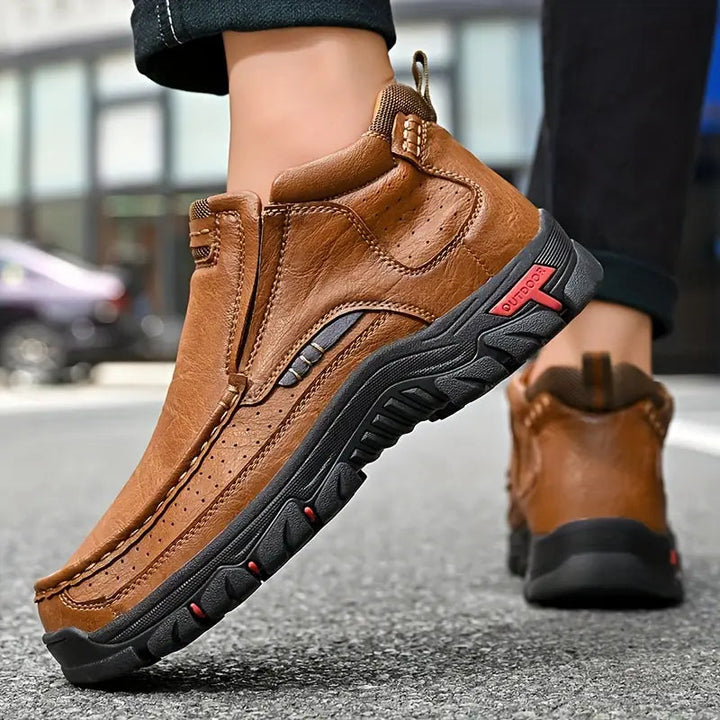 Barcliff - Rugged Leather Ankle Boots