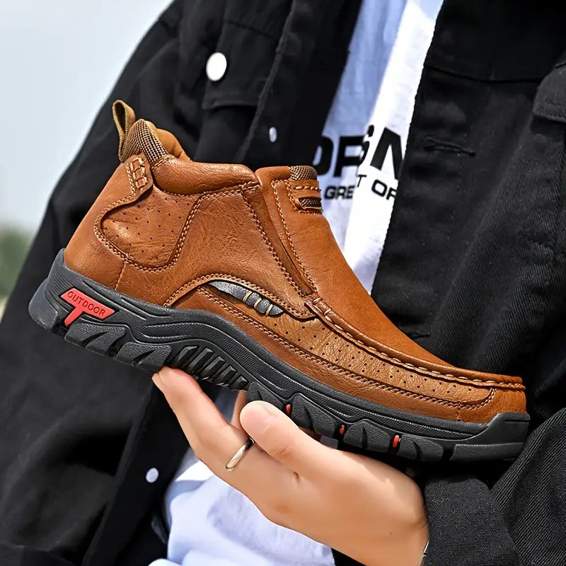Barcliff - Rugged Leather Ankle Boots