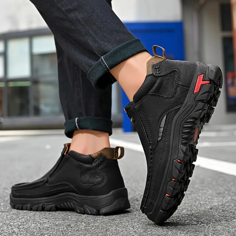 Barcliff - Rugged Leather Ankle Boots
