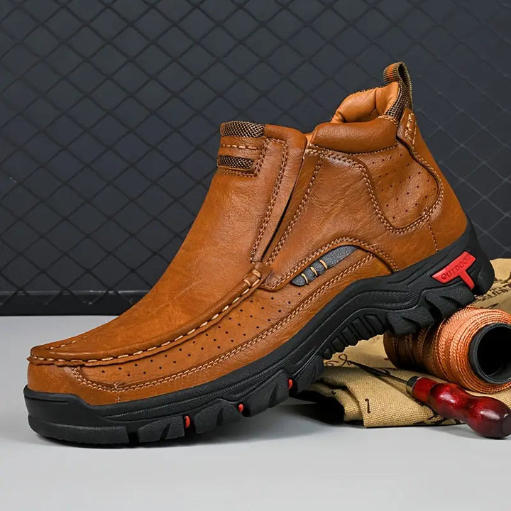 Barcliff - Rugged Leather Ankle Boots