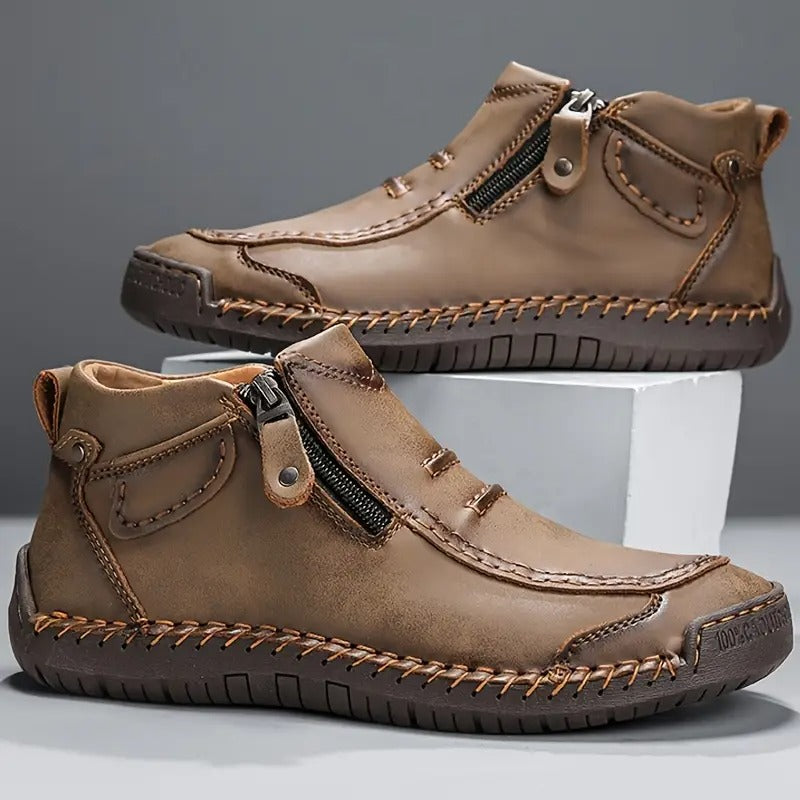 Drevian - Ergonomic Zip Ankle Boots