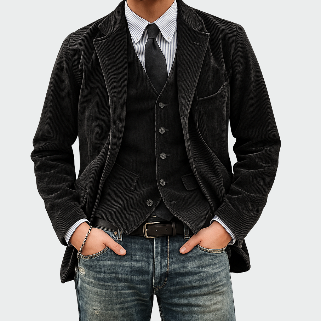 Cato - Tailored Blazer & Waistcoat Set
