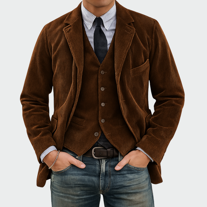 Cato - Tailored Blazer & Waistcoat Set