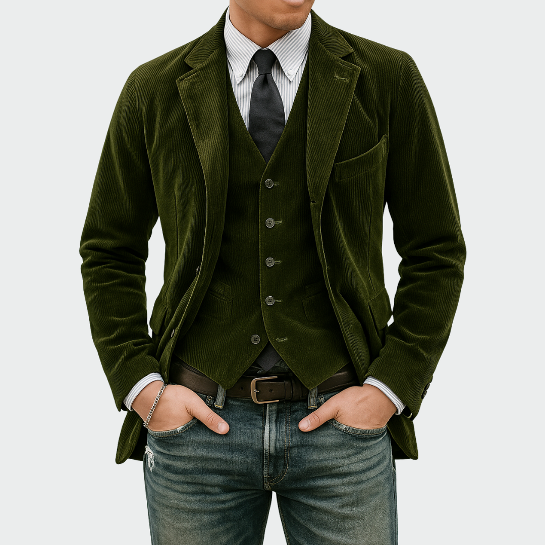 Cato - Tailored Blazer & Waistcoat Set
