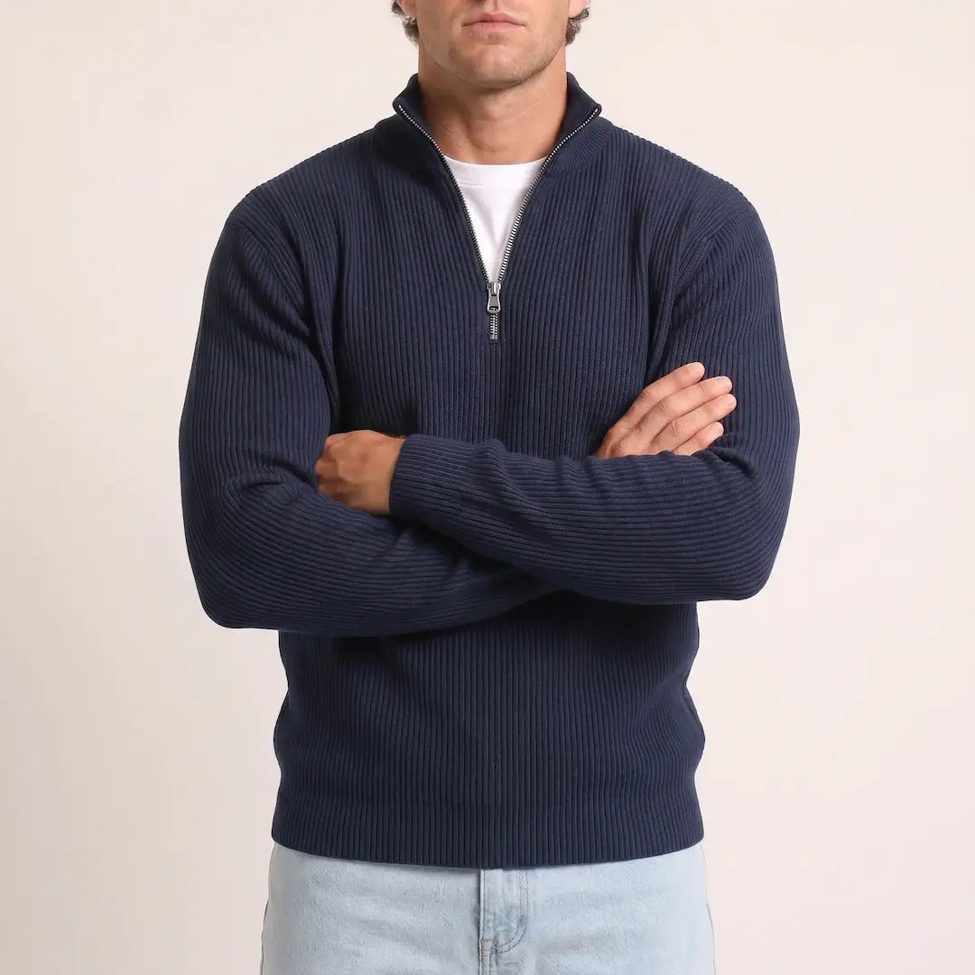 Beadlow - Soft-Touch Half-Zip Sweater