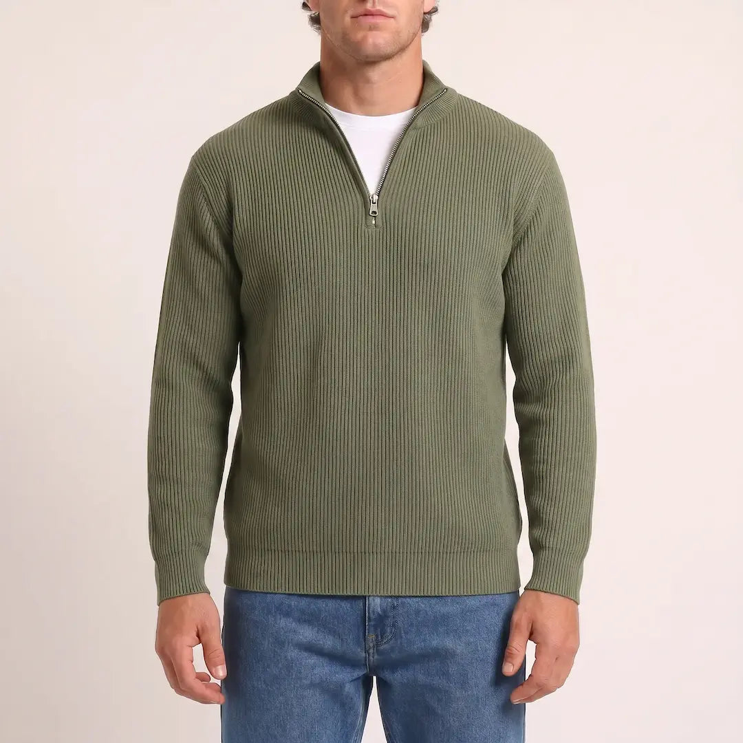 Beadlow - Soft-Touch Half-Zip Sweater