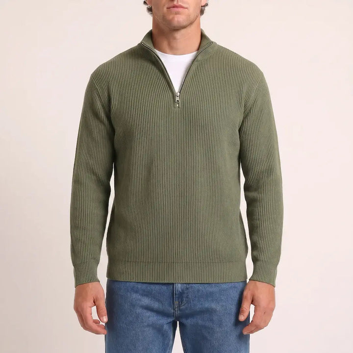 Beadlow - Soft-Touch Half-Zip Sweater