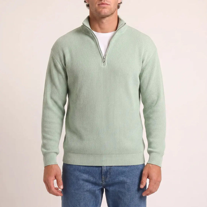 Beadlow - Soft-Touch Half-Zip Sweater