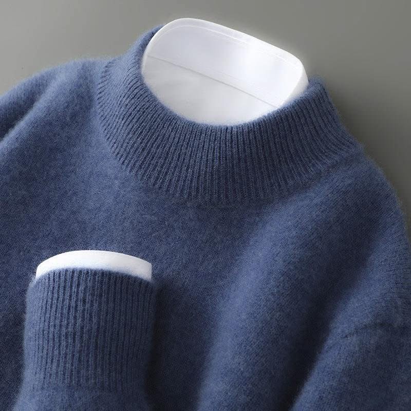 Ulvian - Soft-Touch Mock Neck Sweater