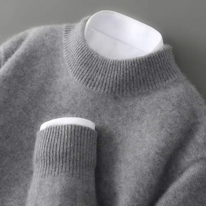 Ulvian - Soft-Touch Mock Neck Sweater