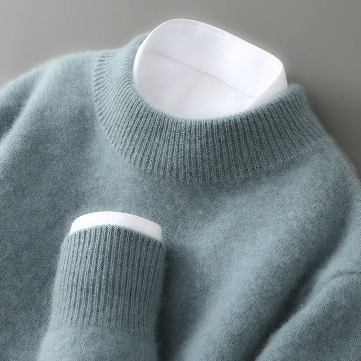 Ulvian - Soft-Touch Mock Neck Sweater