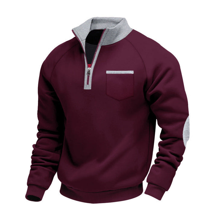 Ivervane - Soft-Touch Half-Zip Jumper