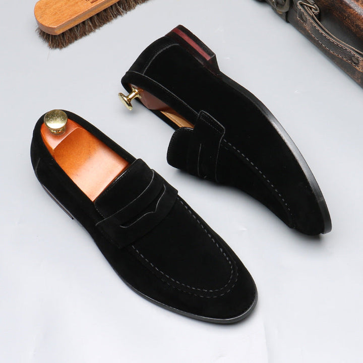 Aberic - Velvety Penny Loafers