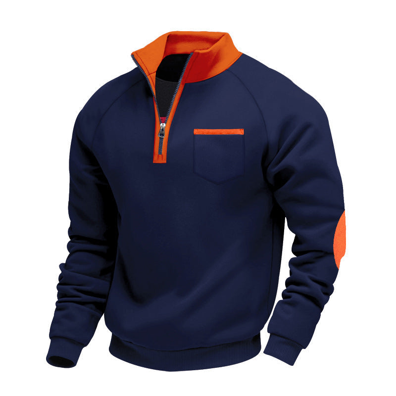 Ivervane - Soft-Touch Half-Zip Jumper