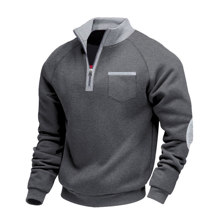 Ivervane - Soft-Touch Half-Zip Jumper