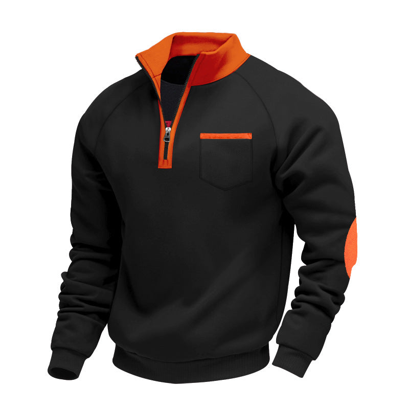 Ivervane - Soft-Touch Half-Zip Jumper