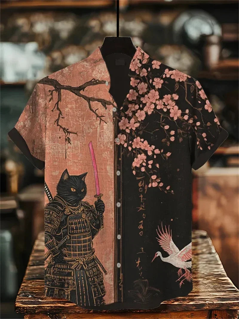 Ulric - Coastal Graphic Button Shirt