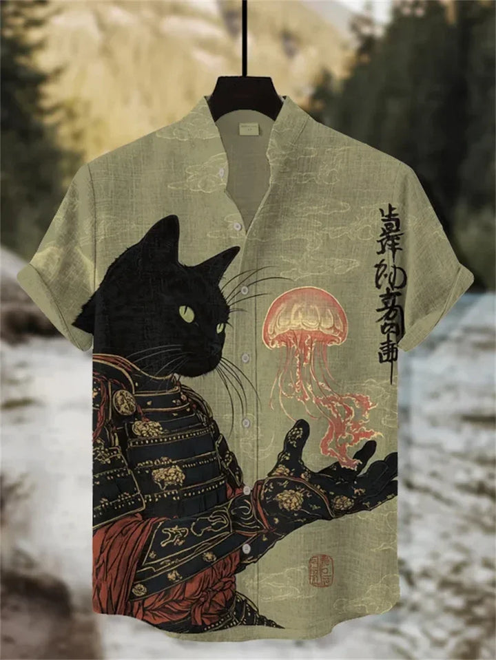 Ulric - Coastal Graphic Button Shirt