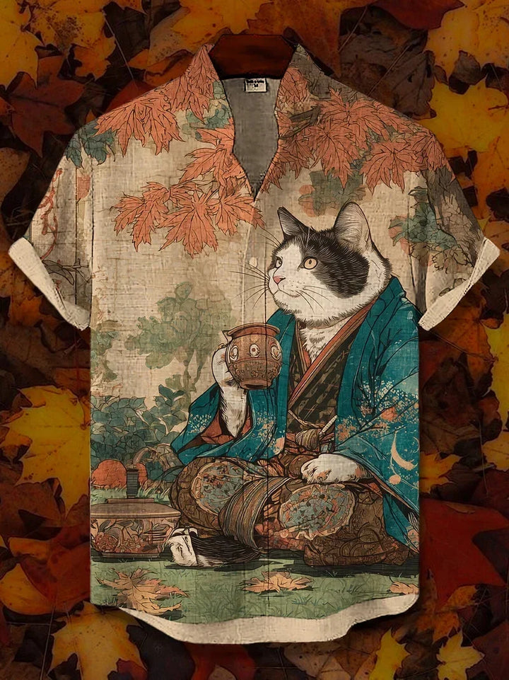 Ulric - Coastal Graphic Button Shirt