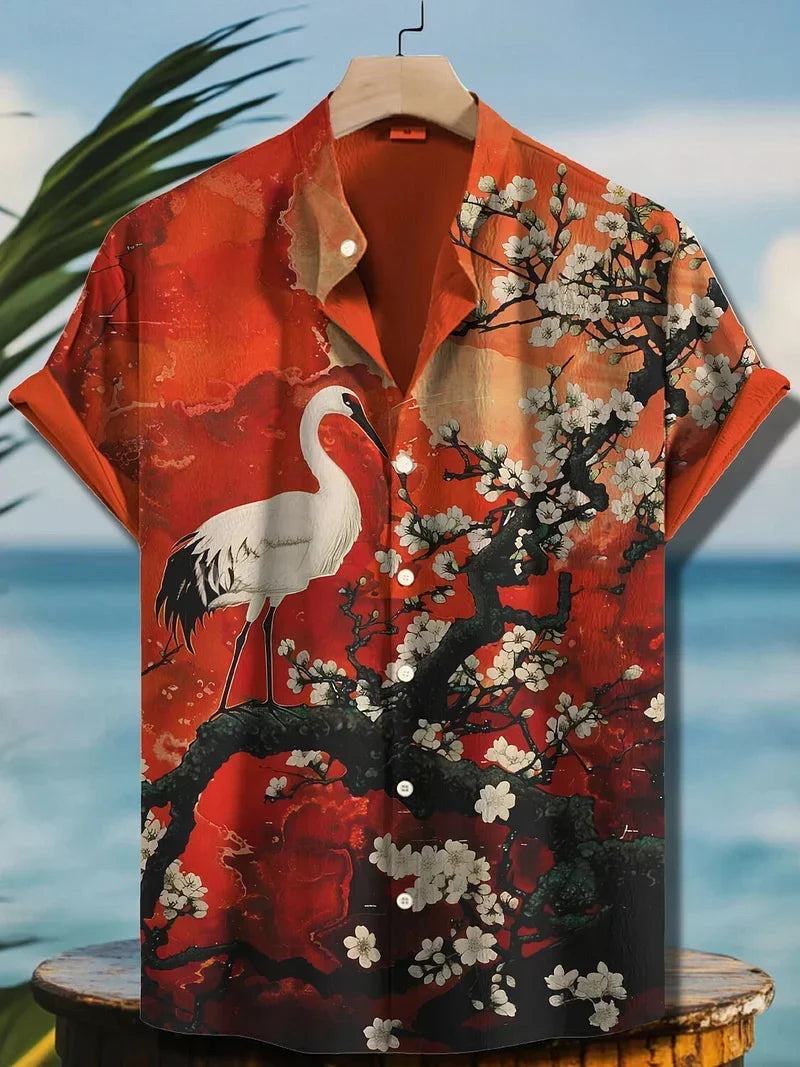 Ulric - Coastal Graphic Button Shirt