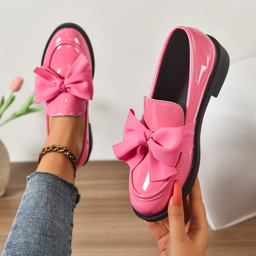 Wisterique - High-Gloss Platform Loafers