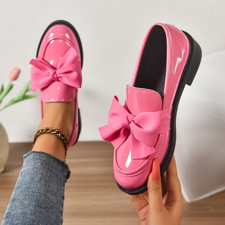 Wisterique - High-Gloss Platform Loafers