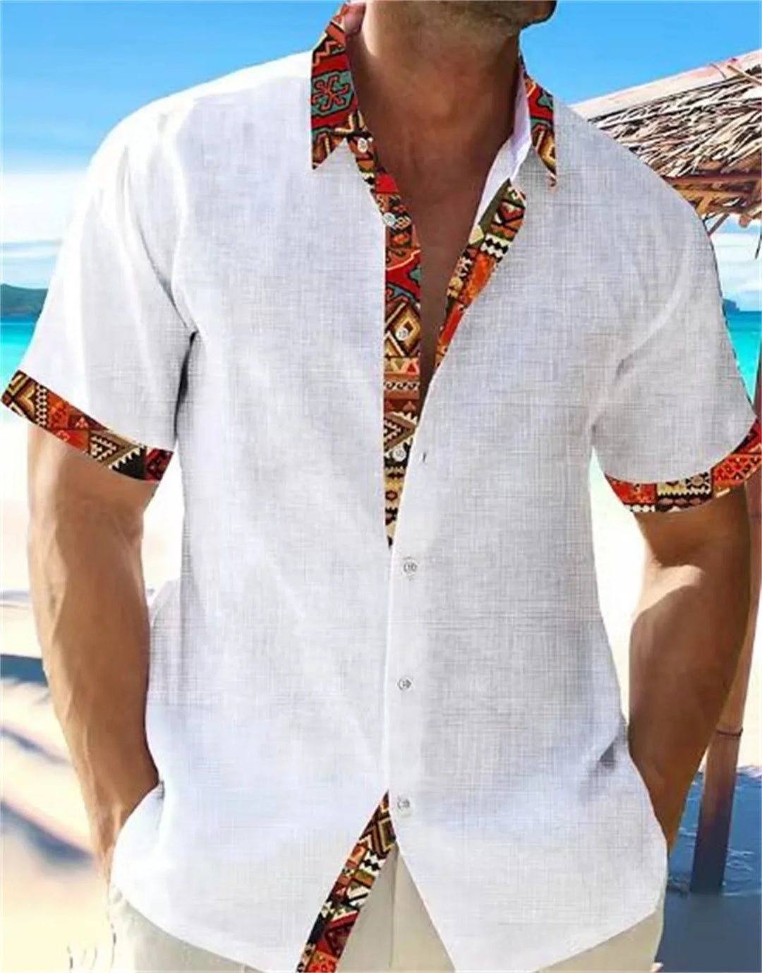 Eastcott - Ethnic Print Casual Summer Shirt