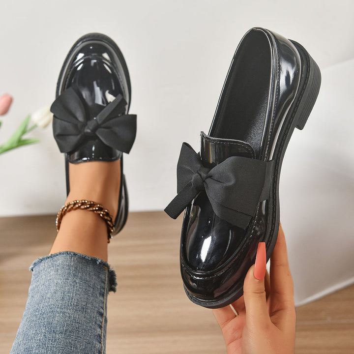 Wisterique - High-Gloss Platform Loafers