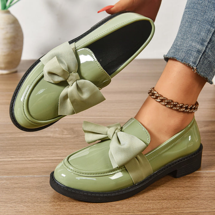 Wisterique - High-Gloss Platform Loafers