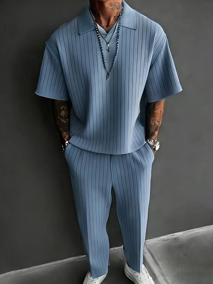 Garsden - Lightweight Polo & Trousers Set