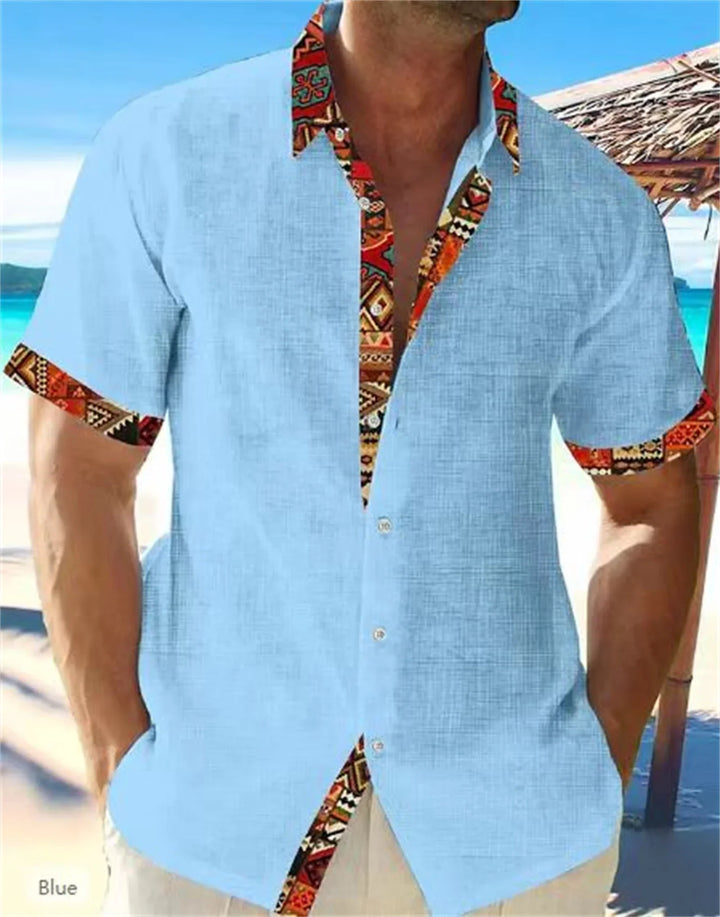 Eastcott - Ethnic Print Casual Summer Shirt
