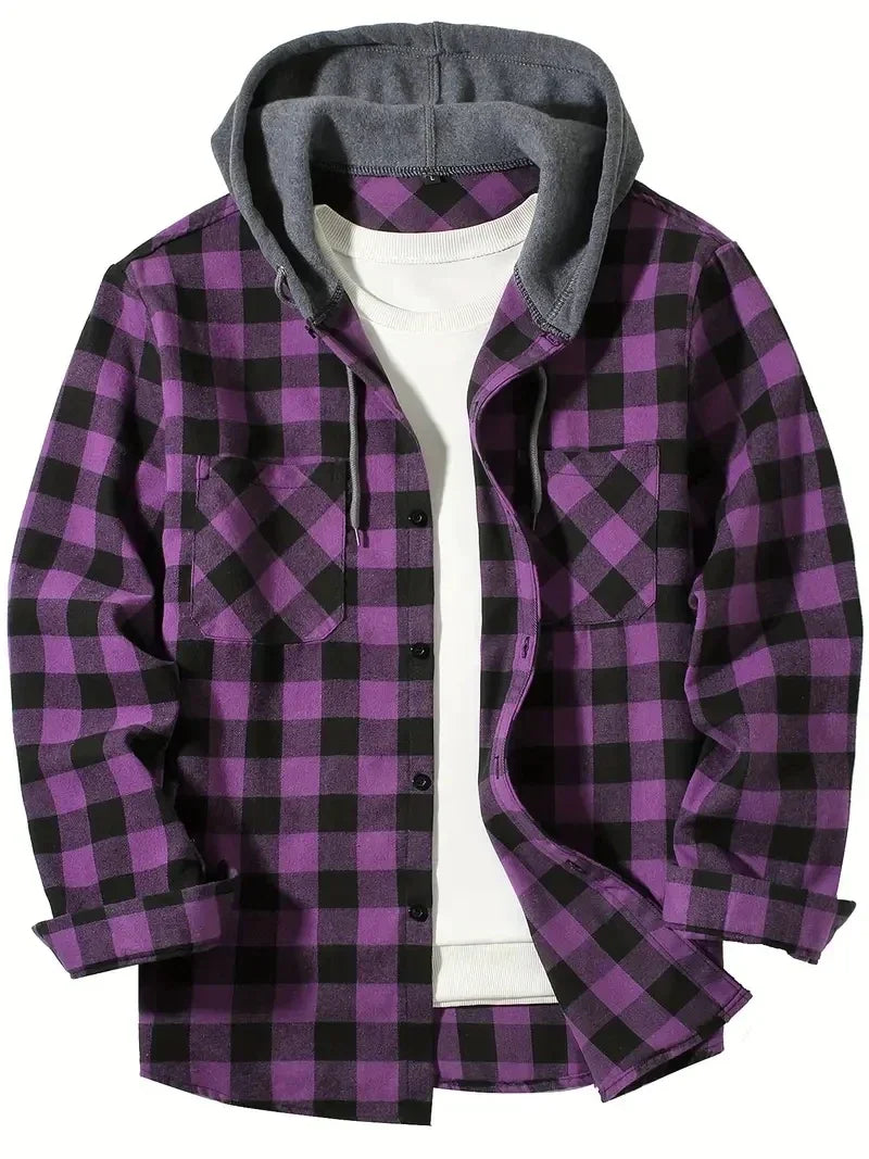 Jastor - Insulated Checked Jacket