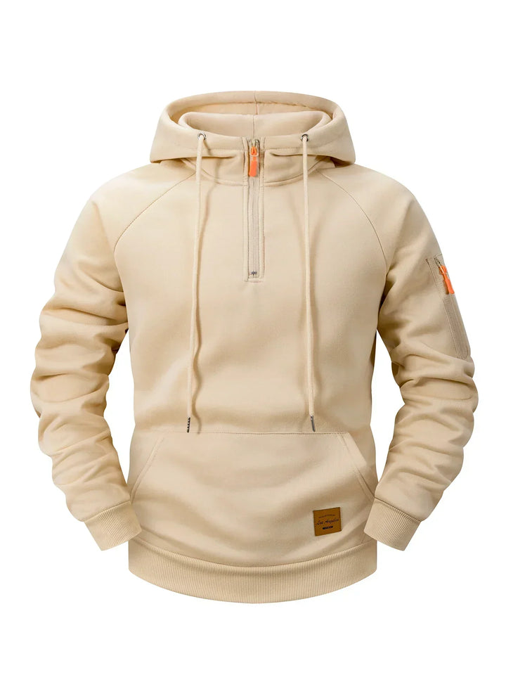 Quenford - Soft-Touch Zip-Up Hoodie