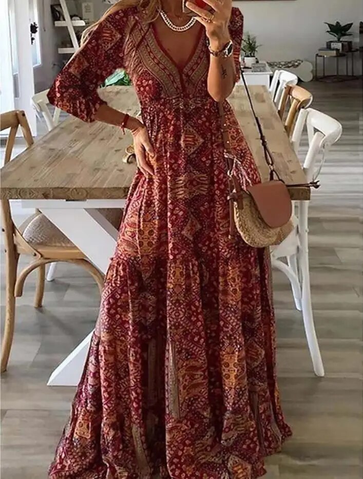 Ysavelle - Soft-Touch Boho Dress
