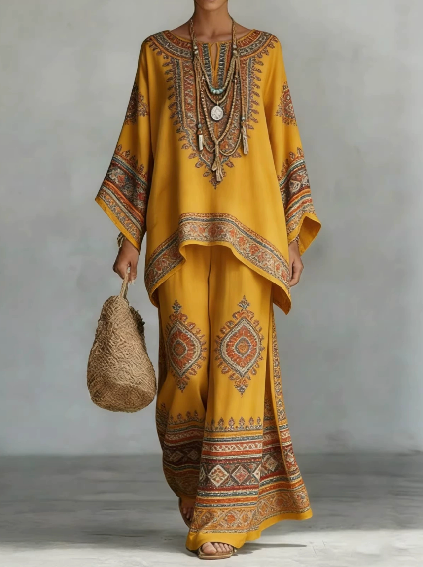 Celinora - Soft-Touch Two-Piece Set