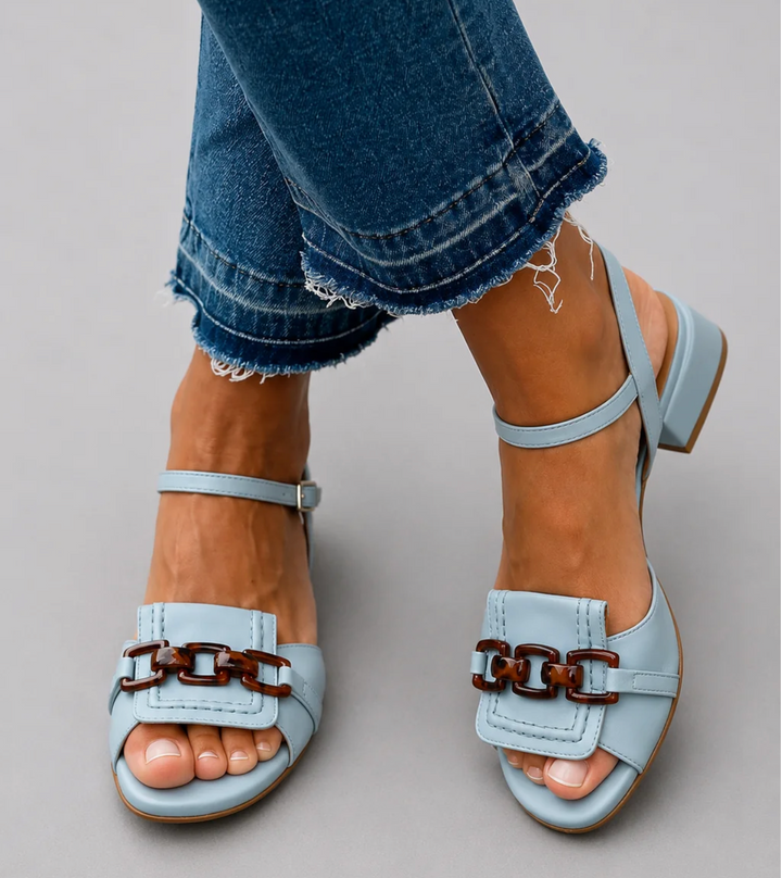 Elissora - Refined Low-Heel Sandal