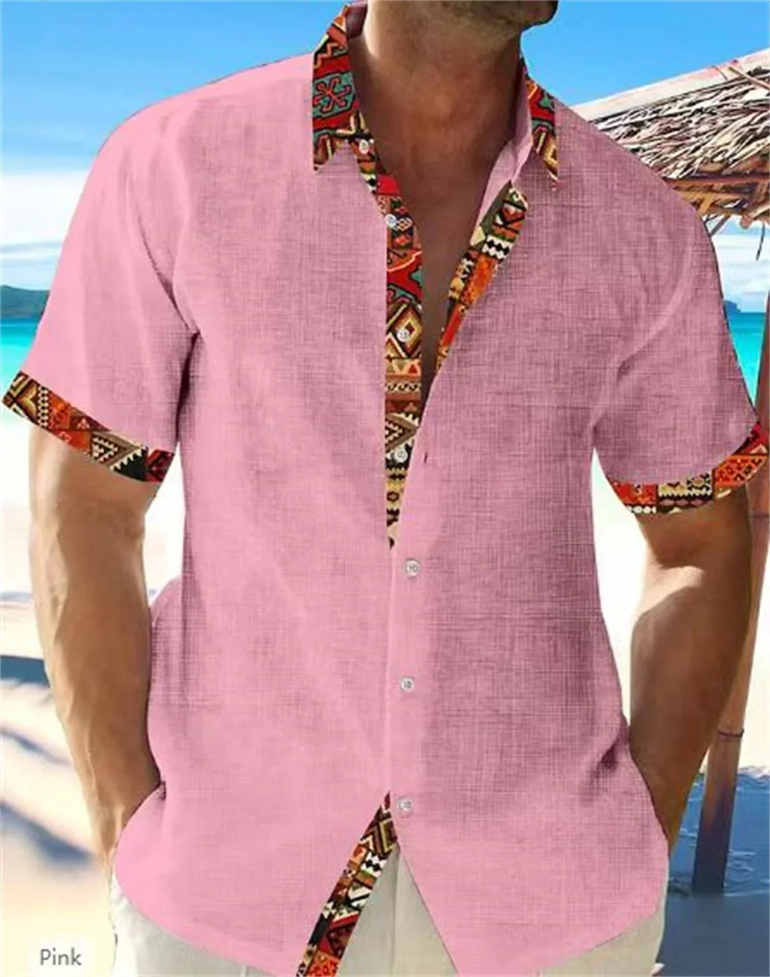 Eastcott - Ethnic Print Casual Summer Shirt