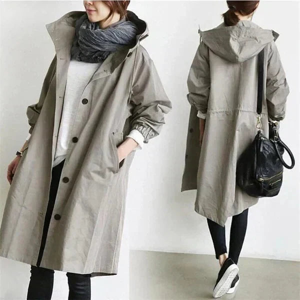 Lyonesse - Water-Resistant Oversized Trench Coat