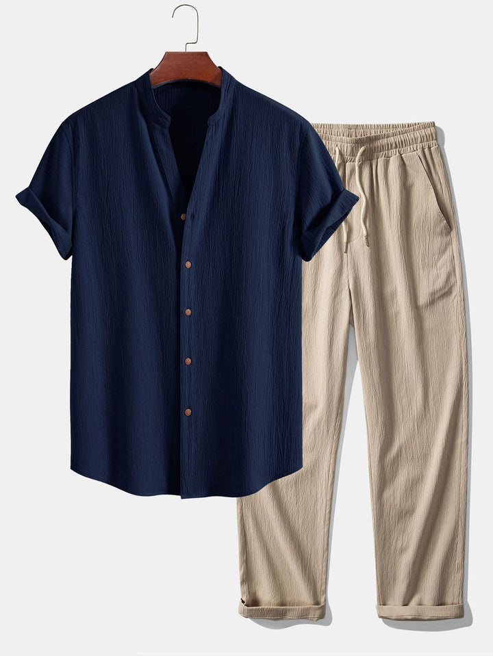 Adrian - Lightweight Summer Shirt & Trousers Set