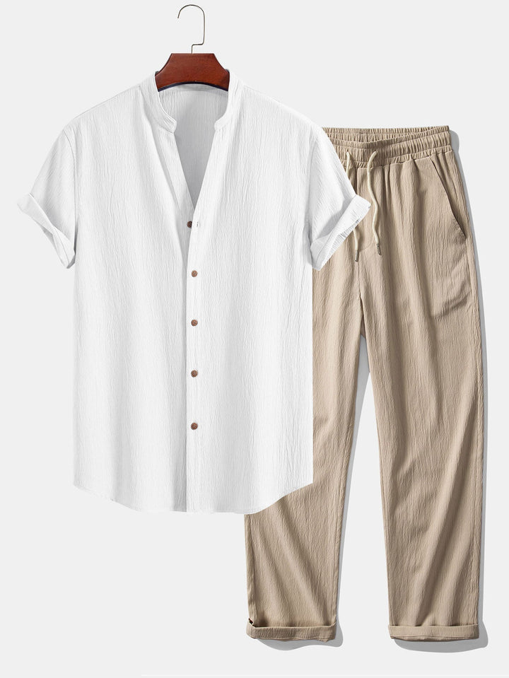 Adrian - Lightweight Summer Shirt & Trousers Set